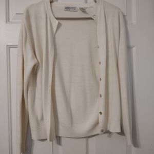 Carolyn Taylor cream sweater